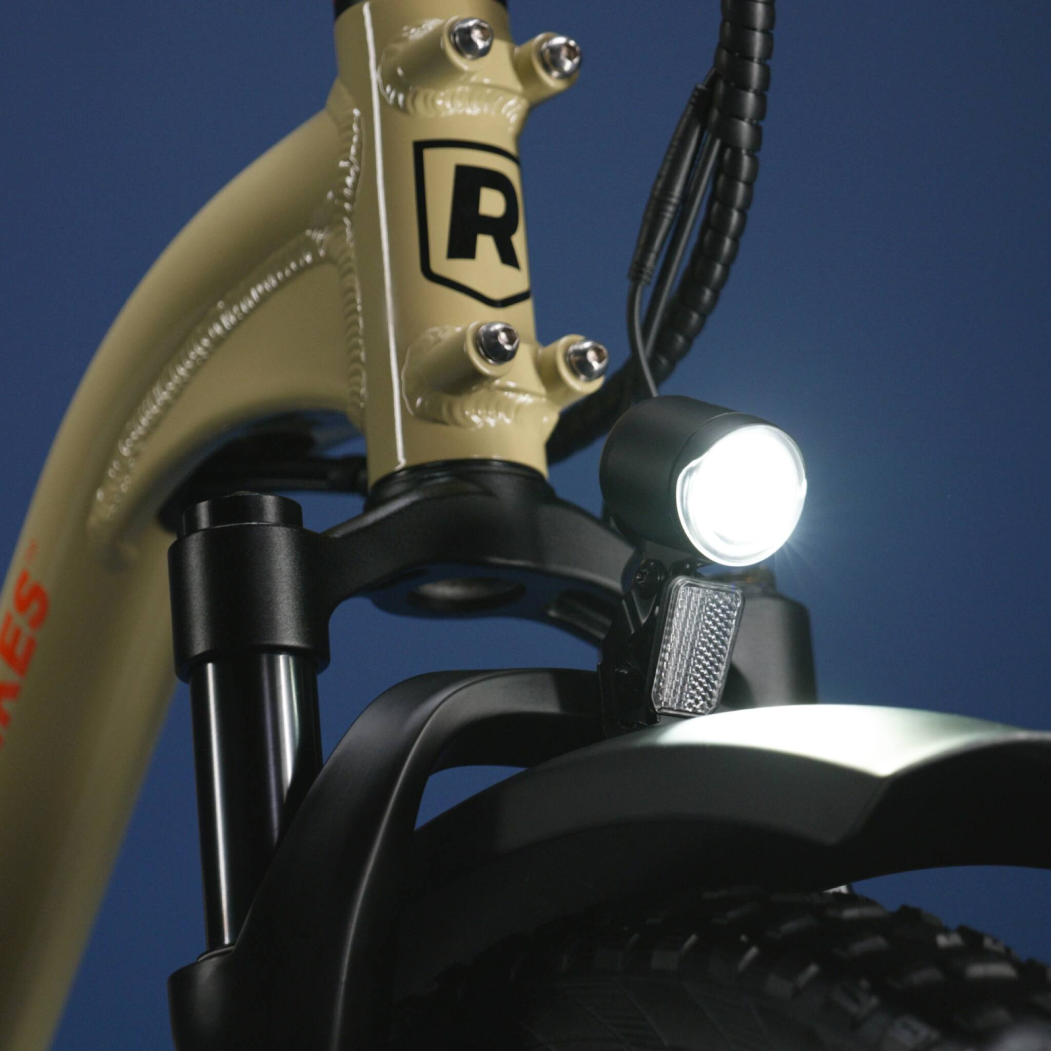 Alt View 11. Rad Power Bikes - RadExpand 5 Plus Ebike - Stone Tan - Stone Tan.