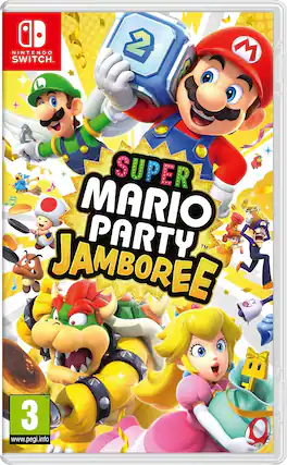 NINTENDO SWITCH 1 2 M SUPER MARIO PARTY TM JAMBOREE F LA IM 3 www.pegi.info - E (Everyone)