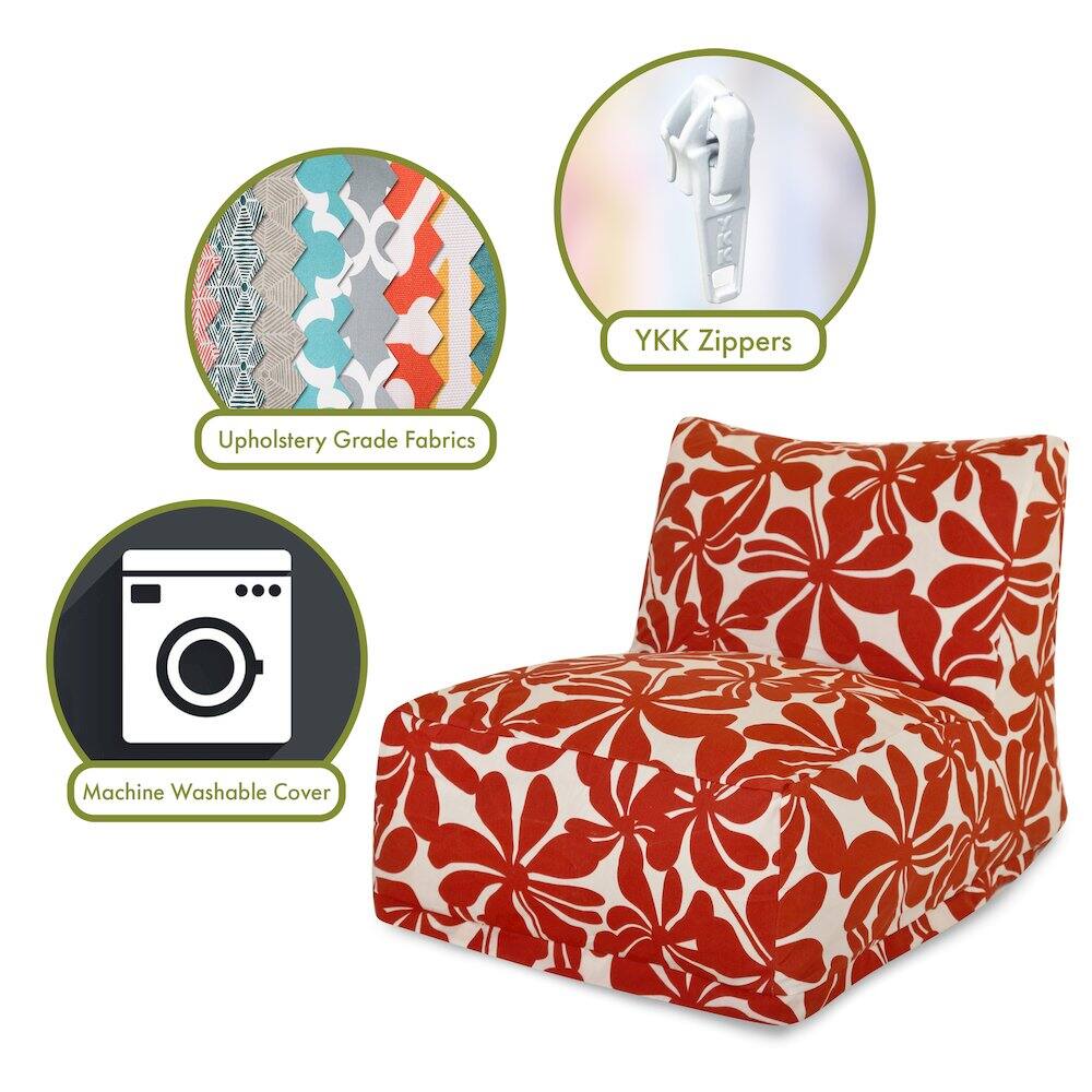 - Upholstery Grade Fabrics
- YKK Zippers
- Machine Washable Cover