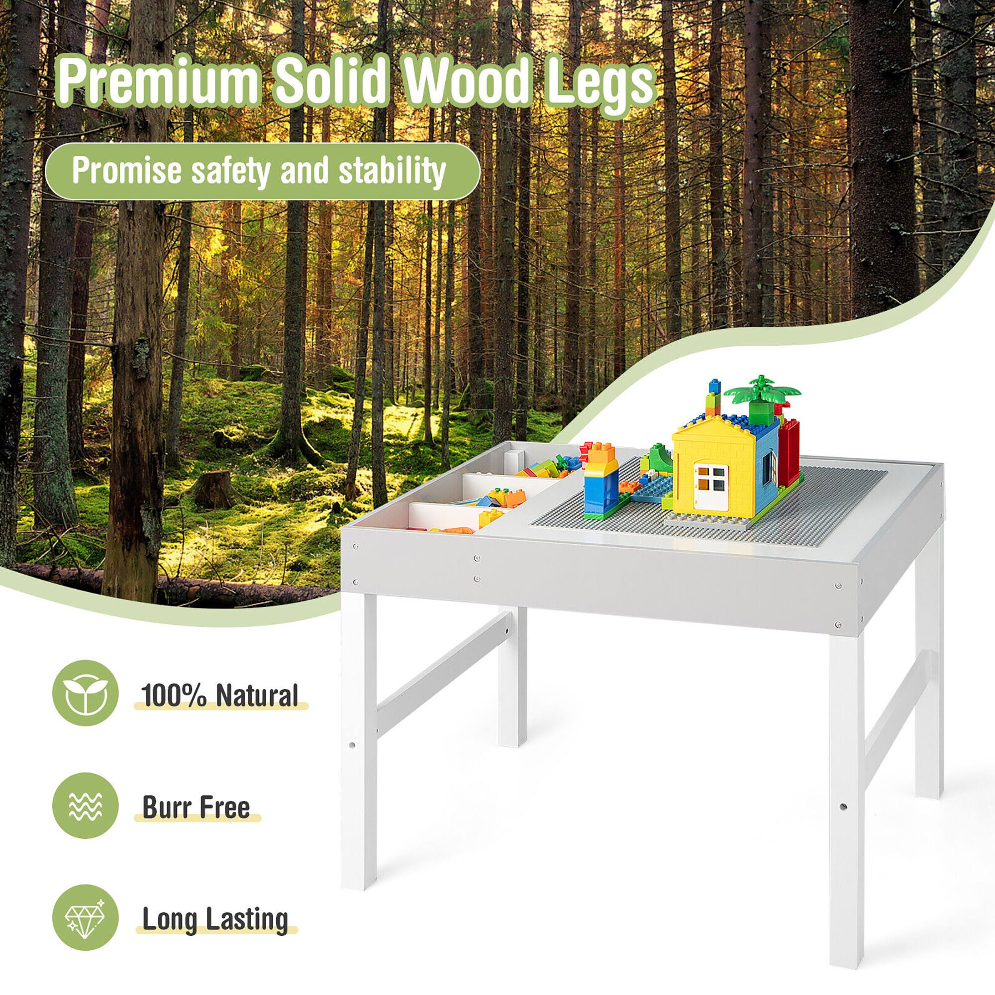 Premium Solid Wood Legs  
Promise safety and stability  

100% Natural  
Burr Free  
Long Lasting