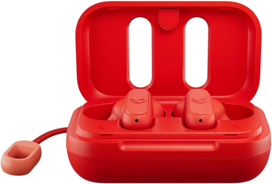 Alt View 2. Skullcandy - Dime Bluetooth True Wireless Earbuds - Red.