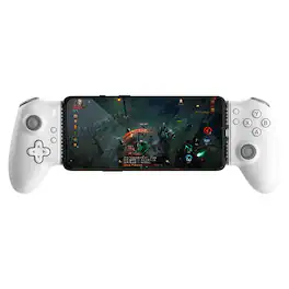 Cluzine - Telescopic Mobile Game Controller with Fast Charging for Android IOS - White