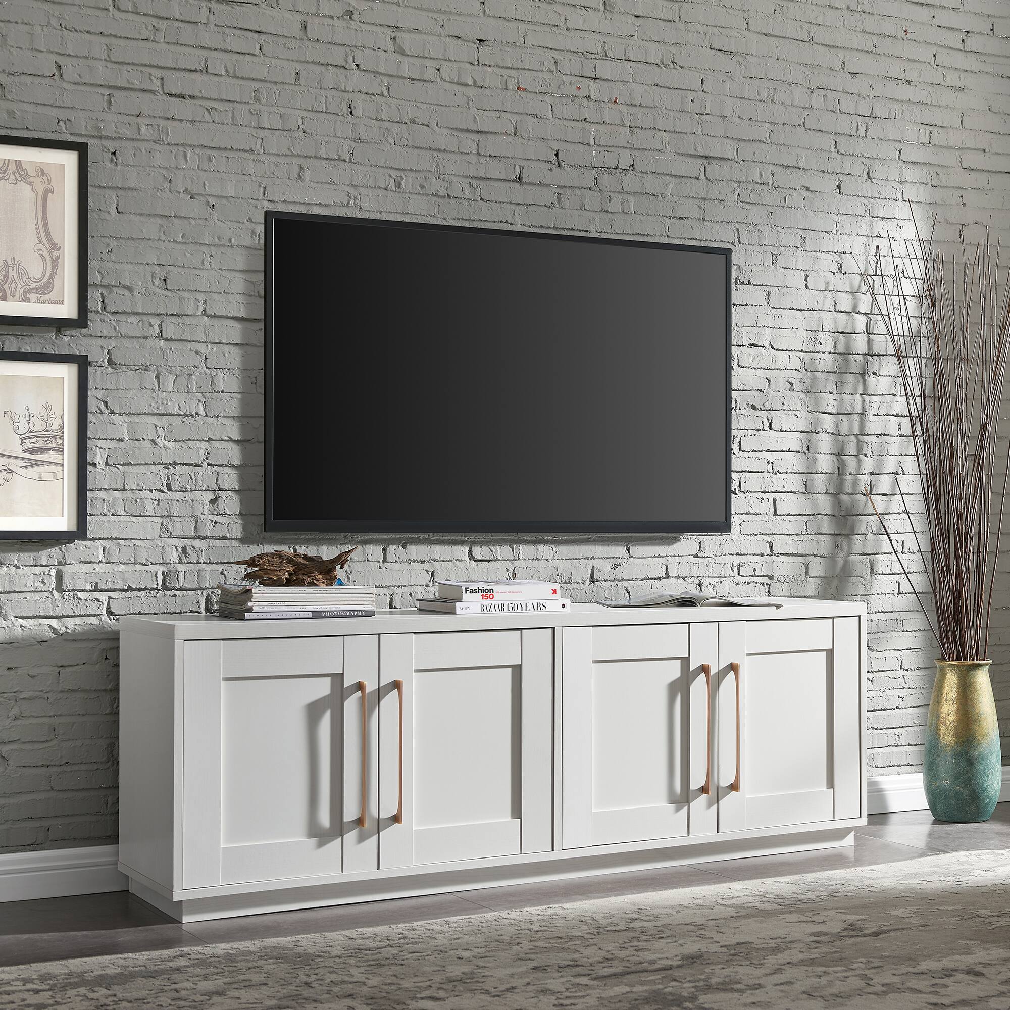 Camden&Wells – Tillman TV Stand for Most TVs up to 75″ – White Sansujyuku sansujyuku.com