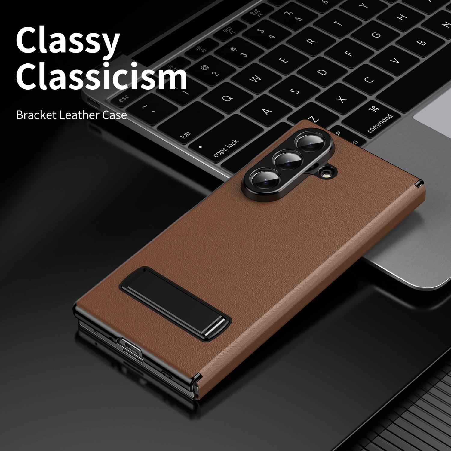 Classy Classicism  
Bracket Leather Case