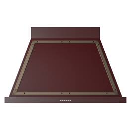 ILVE - 40 inches - Externally Vented - Wall Range Hood - Burgundy