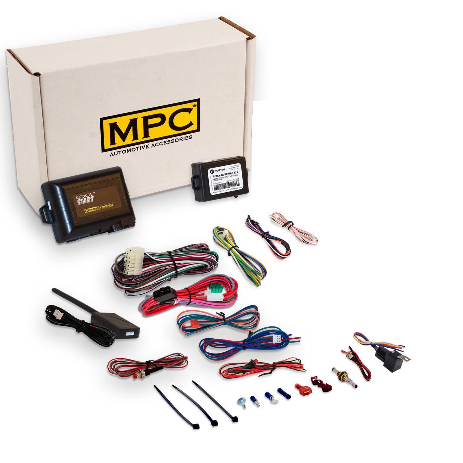MPC Remote Start/Keyless Entry Kit For 2008 2011 Lincoln Town Car Black ...