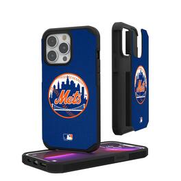 Keyscaper - MLB - New York Mets - iPhone Solid Design Rugged Case - 15 - Multicolor