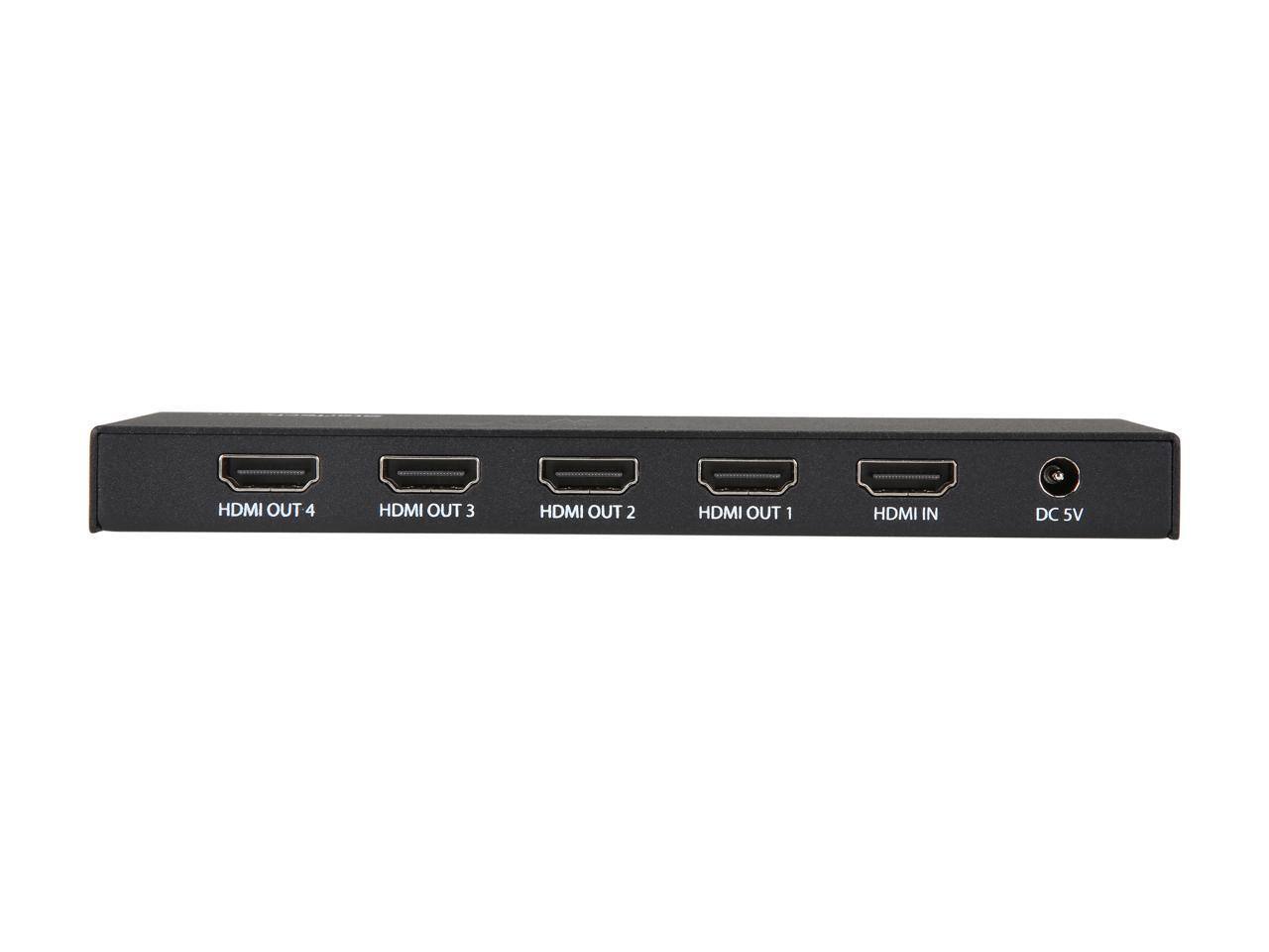 HDMI OUT 4 HDMI OUT 3 HDMI OUT 2 HDMI OUT 1 HDMI IN DC 5V