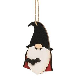 BreeBe - *Vampire Gnome Wooden Ornament - Red, White, Black