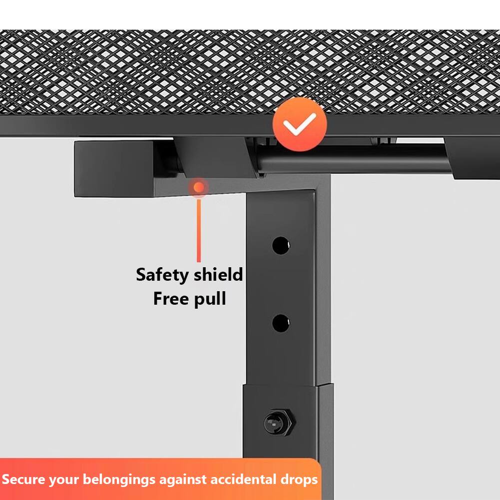 Safety shield  
Free pull  

Secure your belongings against accidental drops