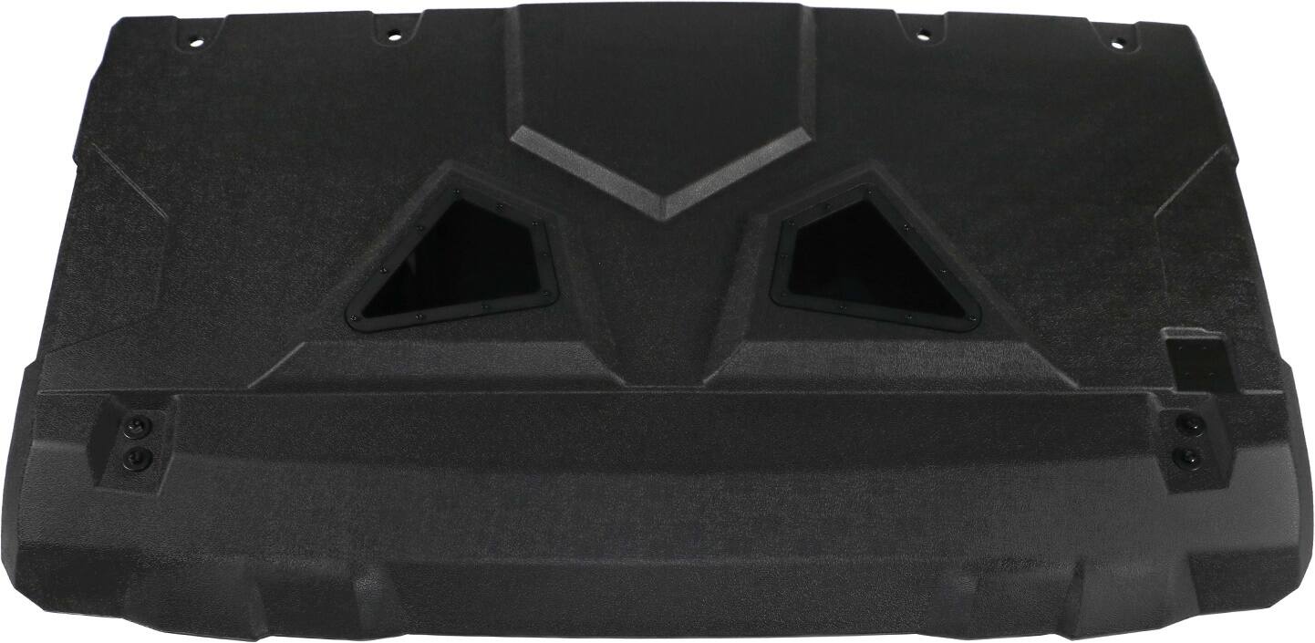 Back. MB Quart - Tuned 6 Speaker Audio Roof with 3.5 Inch LCD Source Unit for Polaris Ranger - Black.