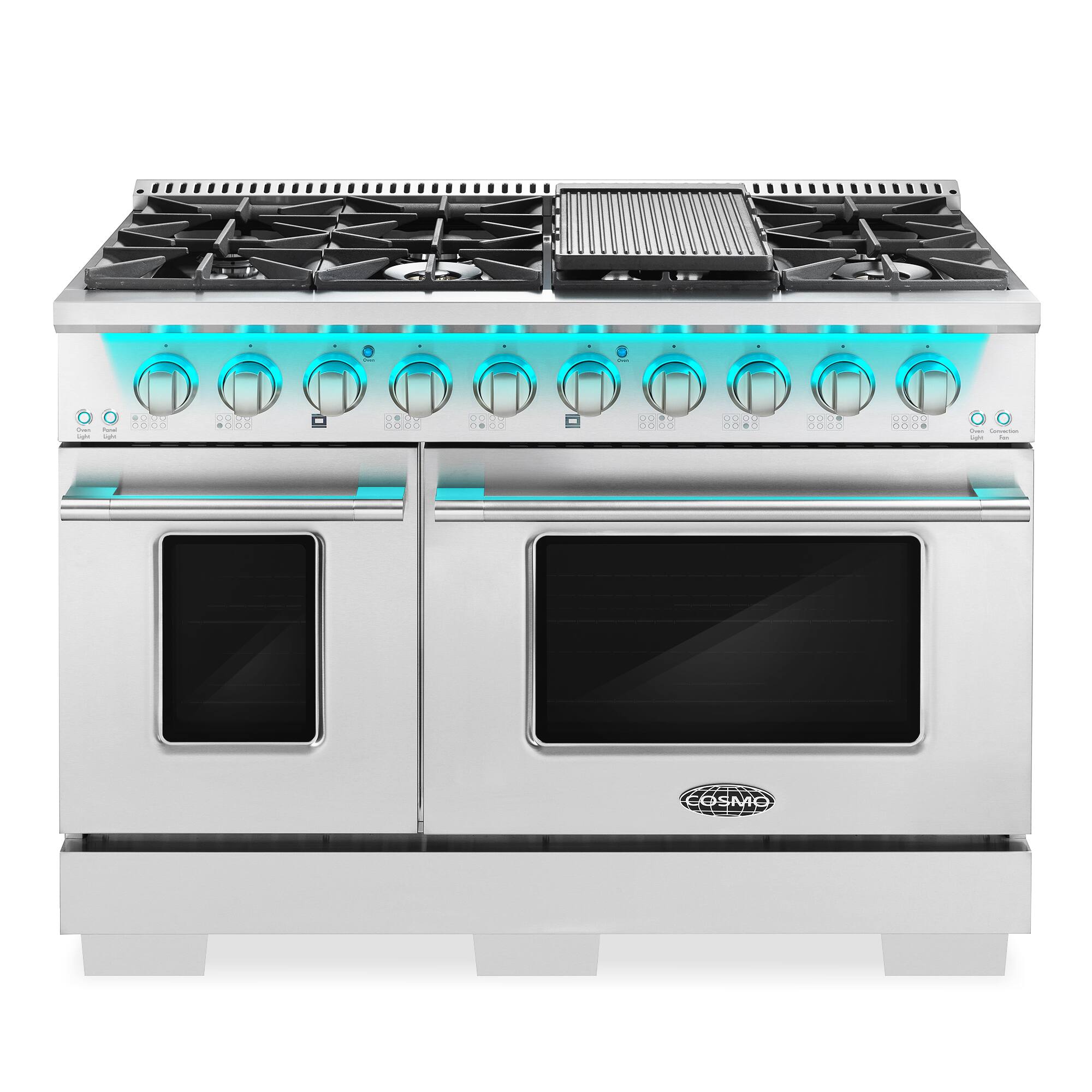 COSMO COS GRP486G 48 in. Vista Collection 6.6 cu. ft. Double Oven