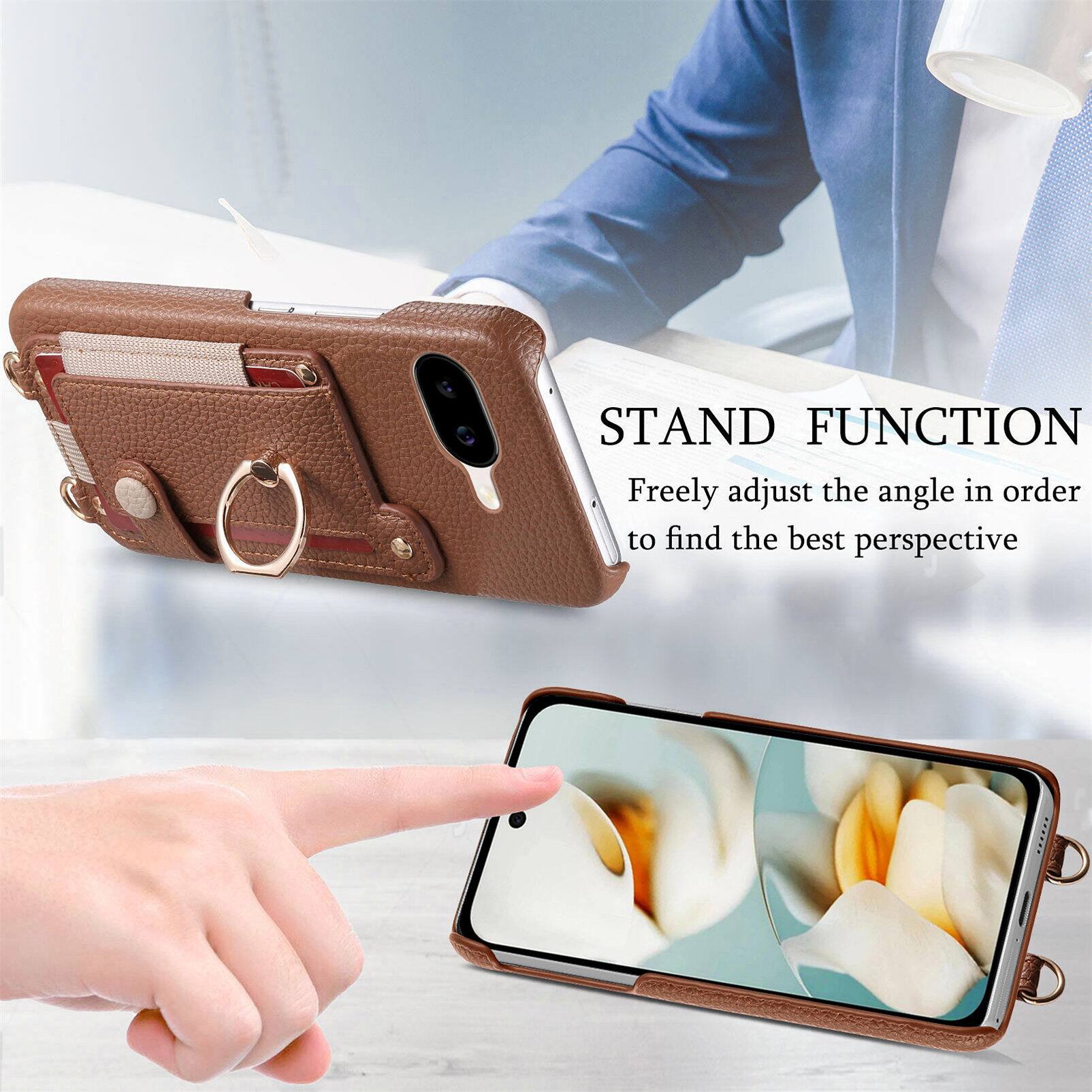 STAND FUNCTION  
Freely adjust the angle in order to find the best perspective
