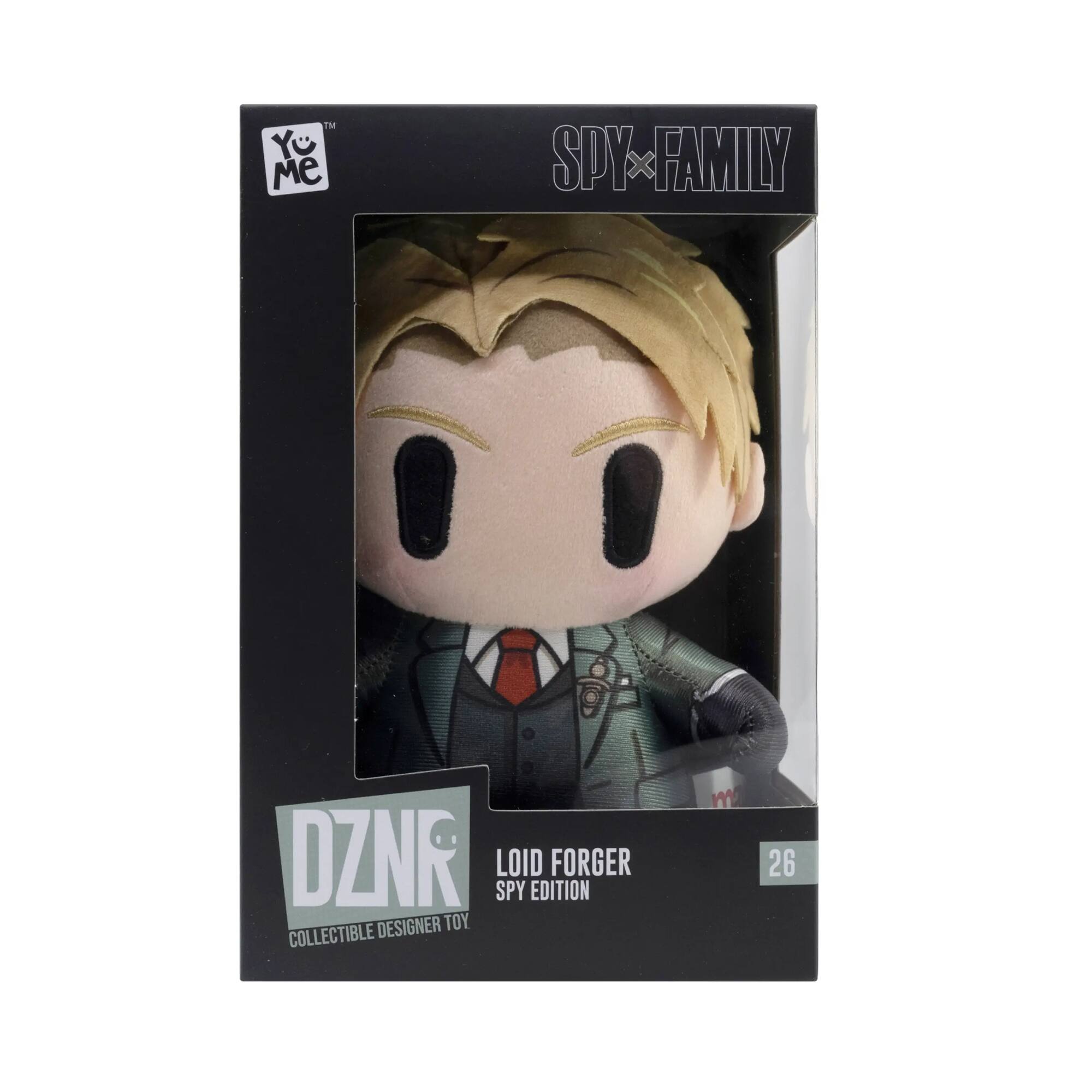 TM Yu Me  
SPY x FAMILY  
DZNR LOID SPY EDITION FORGER DESIGNER TOY COLLECTIBLE  
26
