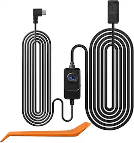REDTIGER - Dash Cam OBD Hardwire Kit Power Cable Type USB C Port