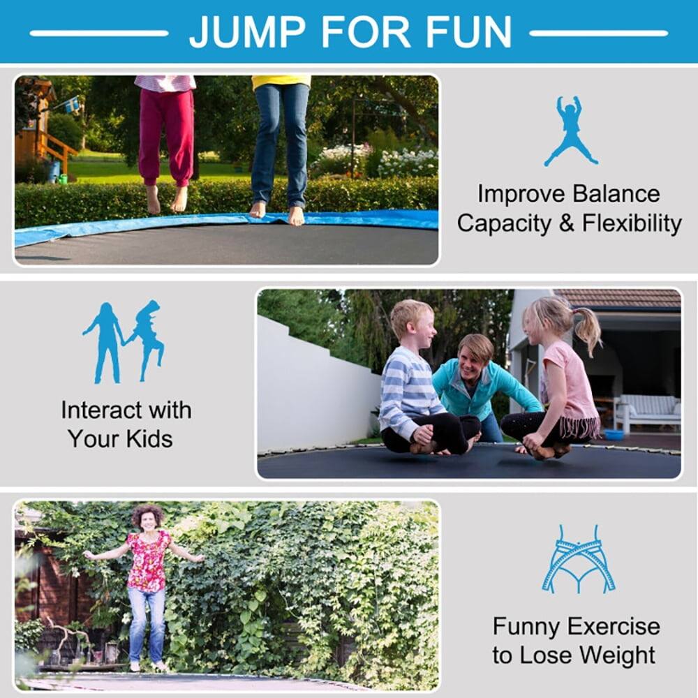 JUMP FOR FUN

- Improve Balance Capacity & Flexibility
- Interact with Your Kids
- Funny Exercise to Lose Weight