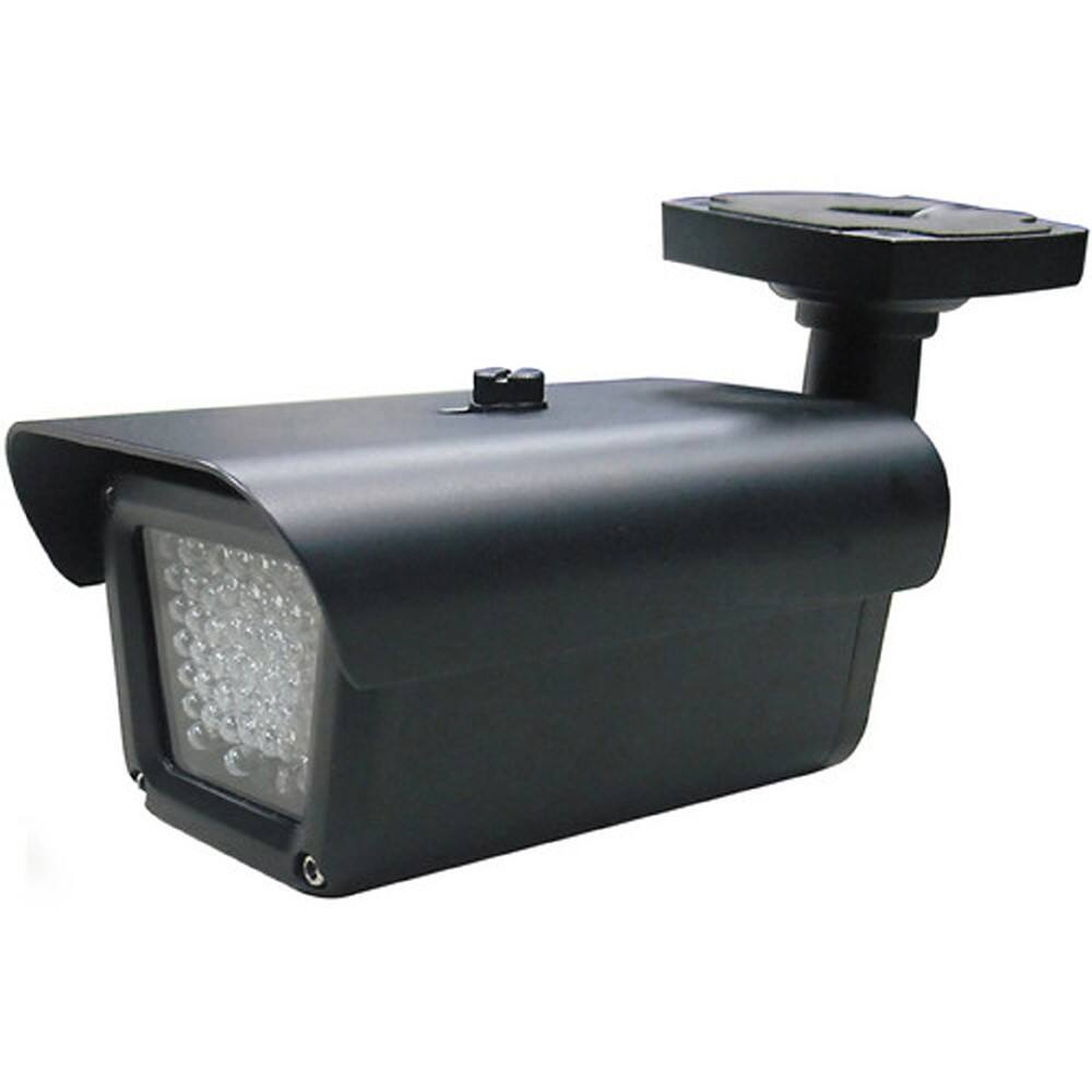 Front. SPT - Outdoor 55-LED White Light Illuminator – 60° Wide Beam, 50 ft Coverage.