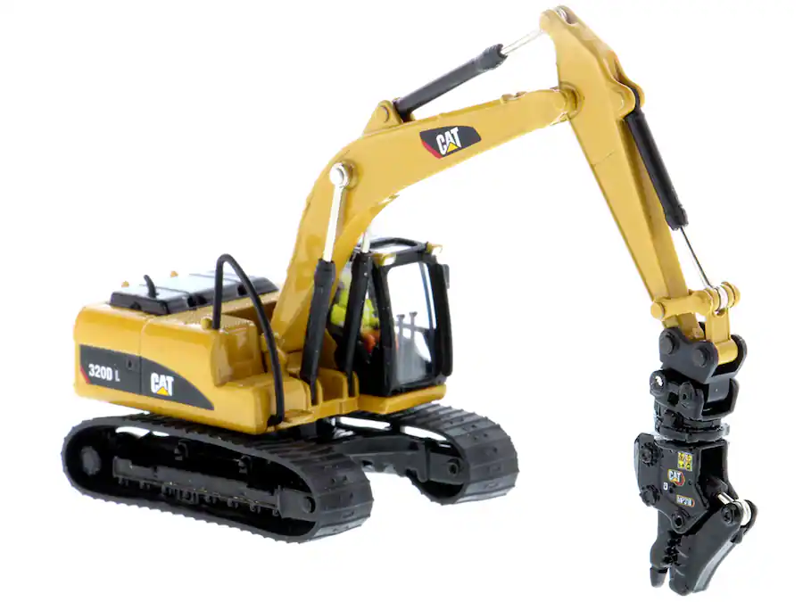 Boom Box Model CAT Caterpillar 320D L Hydraulic Excavator w/Multiple Work Tools and ...
