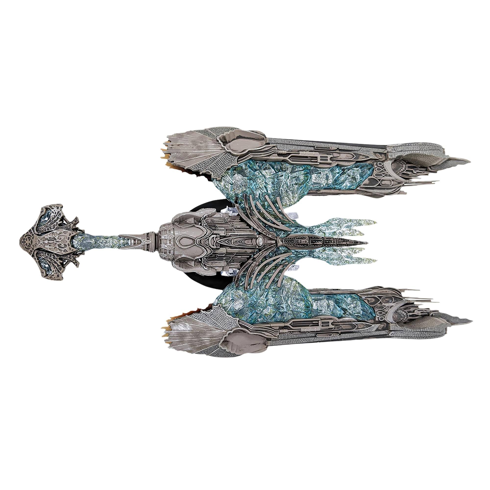 Alt View 1. Eaglemoss - Eaglemoss Star Trek Discovery Ship Replica | Klingon Sarcophagus - Silver.