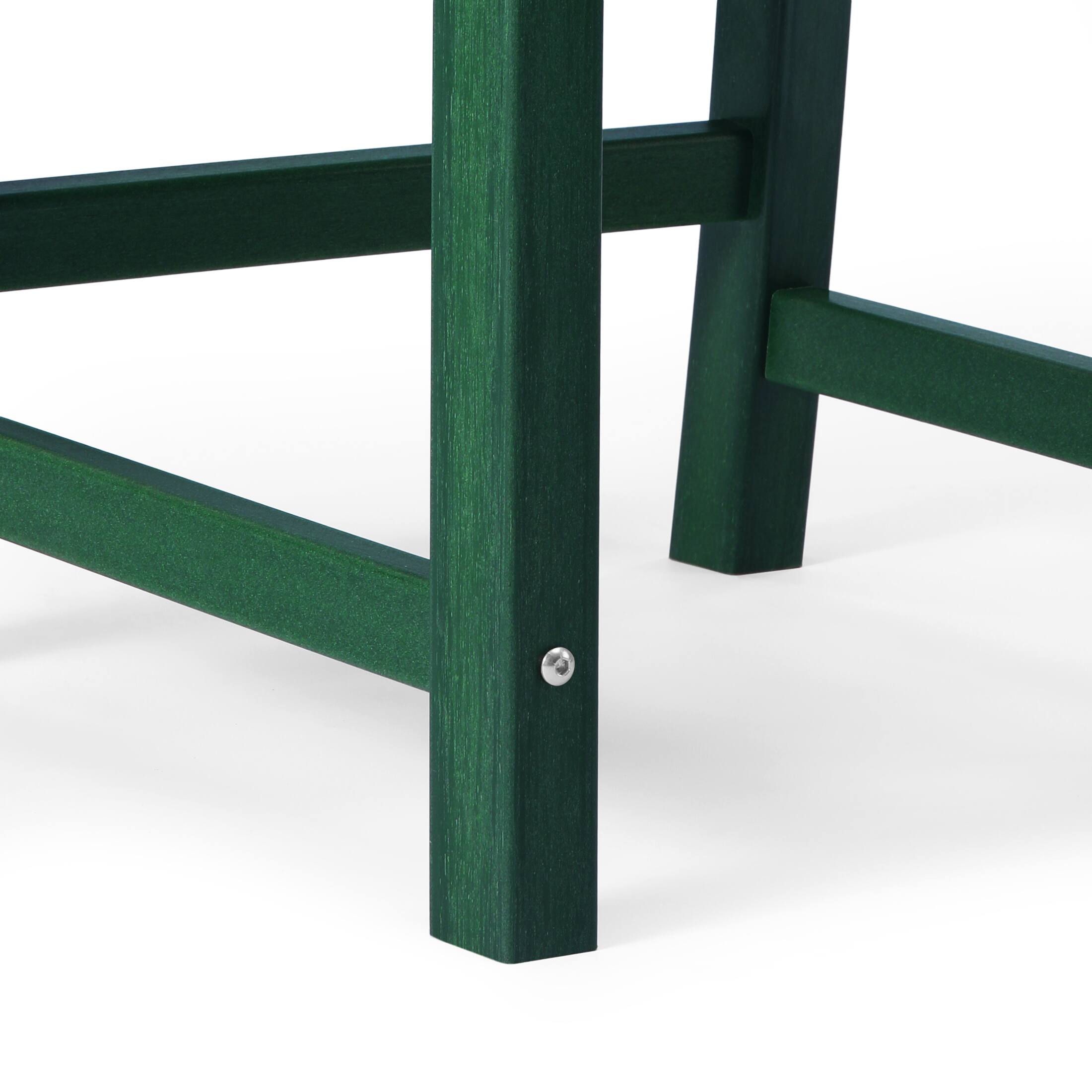 Alt View 4. WestinTrends - WestinTrends Malibu Outdoor Patio Dining Chair - Dark Green.