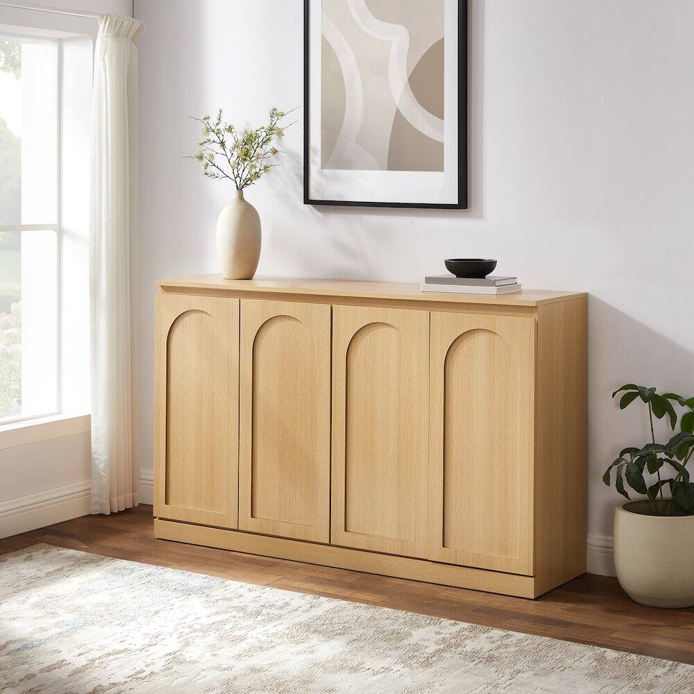 Alt View 8. Crosley Furniture - Marco Sideboard - Ash.