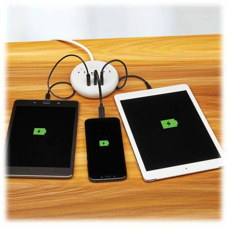 Alt View 7. Tripp Lite - Eaton Tripp Lite Series Safe-IT 30W 2-Outlet Surge Protector - 5-15R Outlets, 3 USB Ports, 6 ft. (1.8 m) Cord, 300 - Unknown.