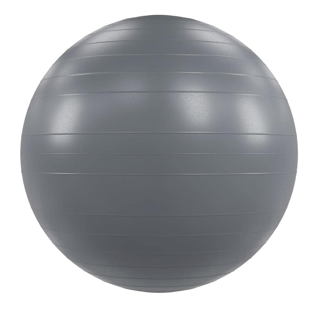 Power Systems - Versa Ball Pro – 65cm Stability Ball for Exercise, Balance & Core Training - Gray