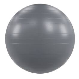 Power Systems - Versa Ball Pro – 65cm Stability Ball for Exercise, Balance & Core Training - Gray