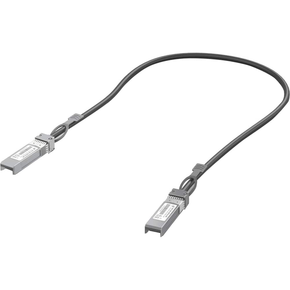 Ubiquiti - 25G Direct Attach 0.5M Cable UACC-DAC-SFP28-0.5M - Black
