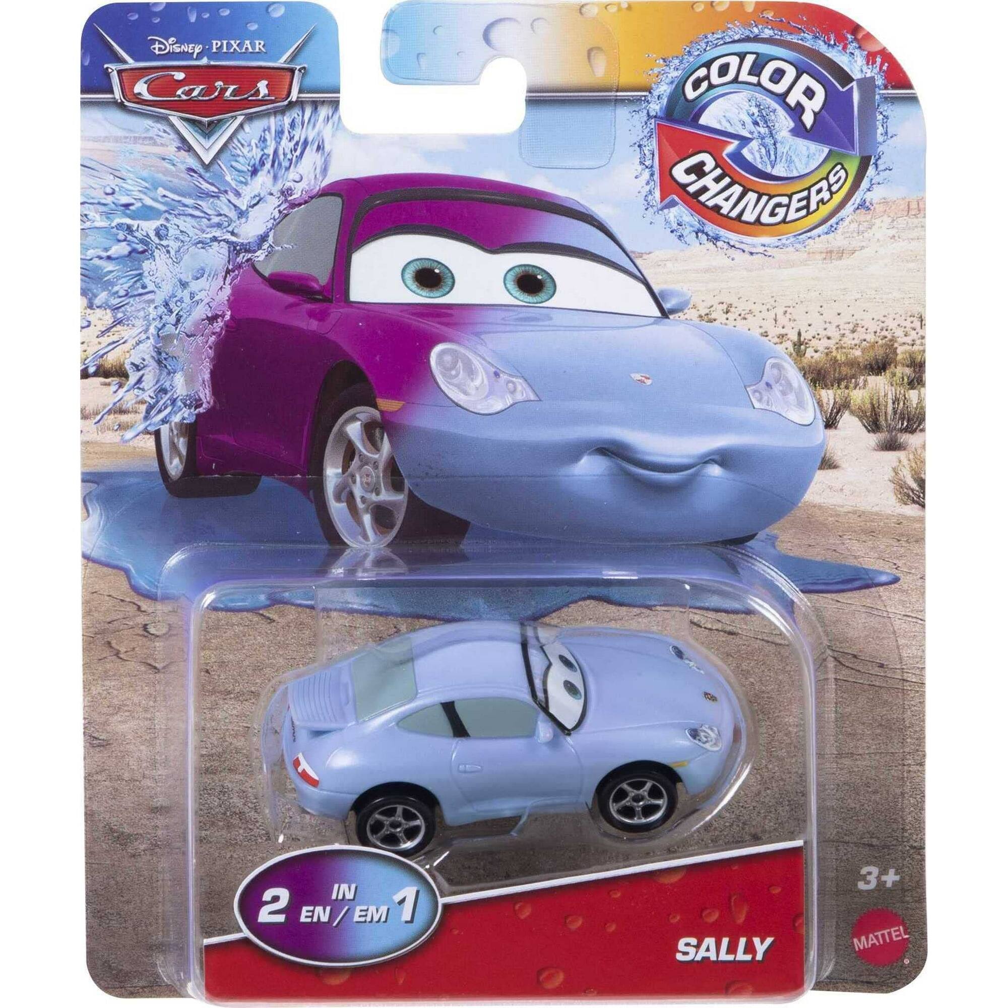 Disney PIXAR Cars COLOR CHANGERS IN 2 EN / EM 1 SALLY 3+ MATTEL