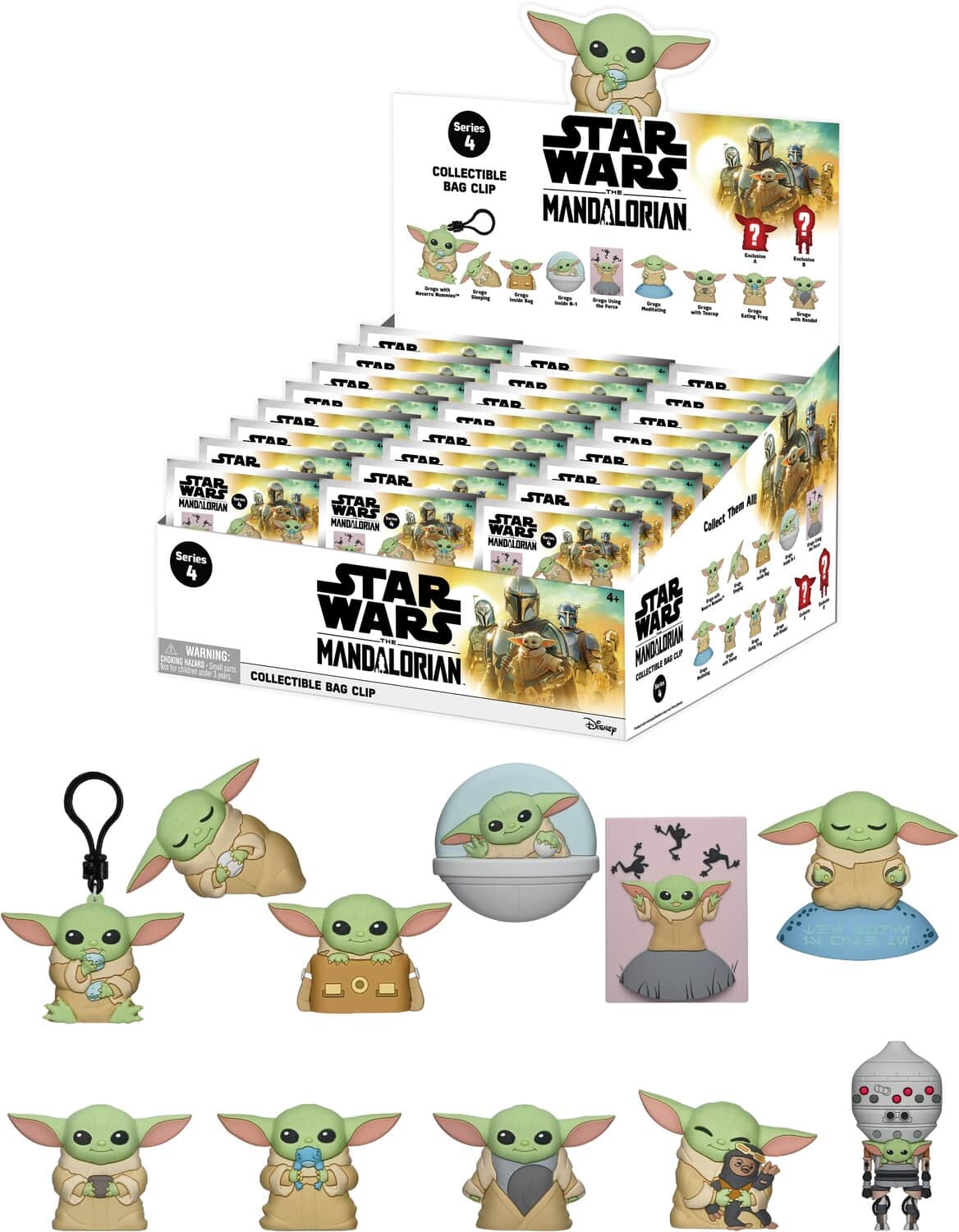 Monogram - Star Wars - Best of Grogu: Series 1 - 3D Foam Bag Clip Blind Bag - 24pc PDQ Display - COLLECTIBLES - Multicolor