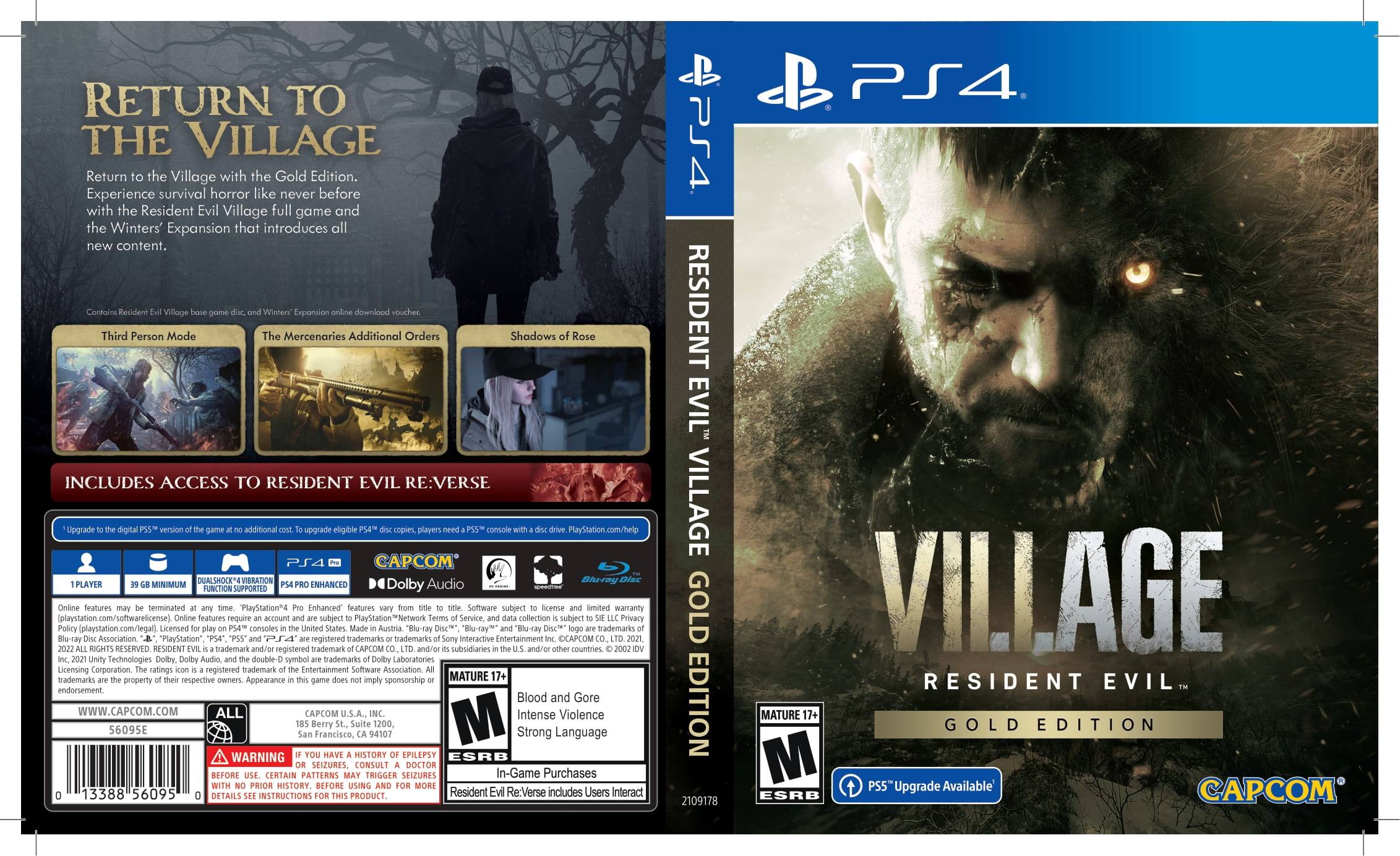 Angle. Capcom - Resident Evil Village.