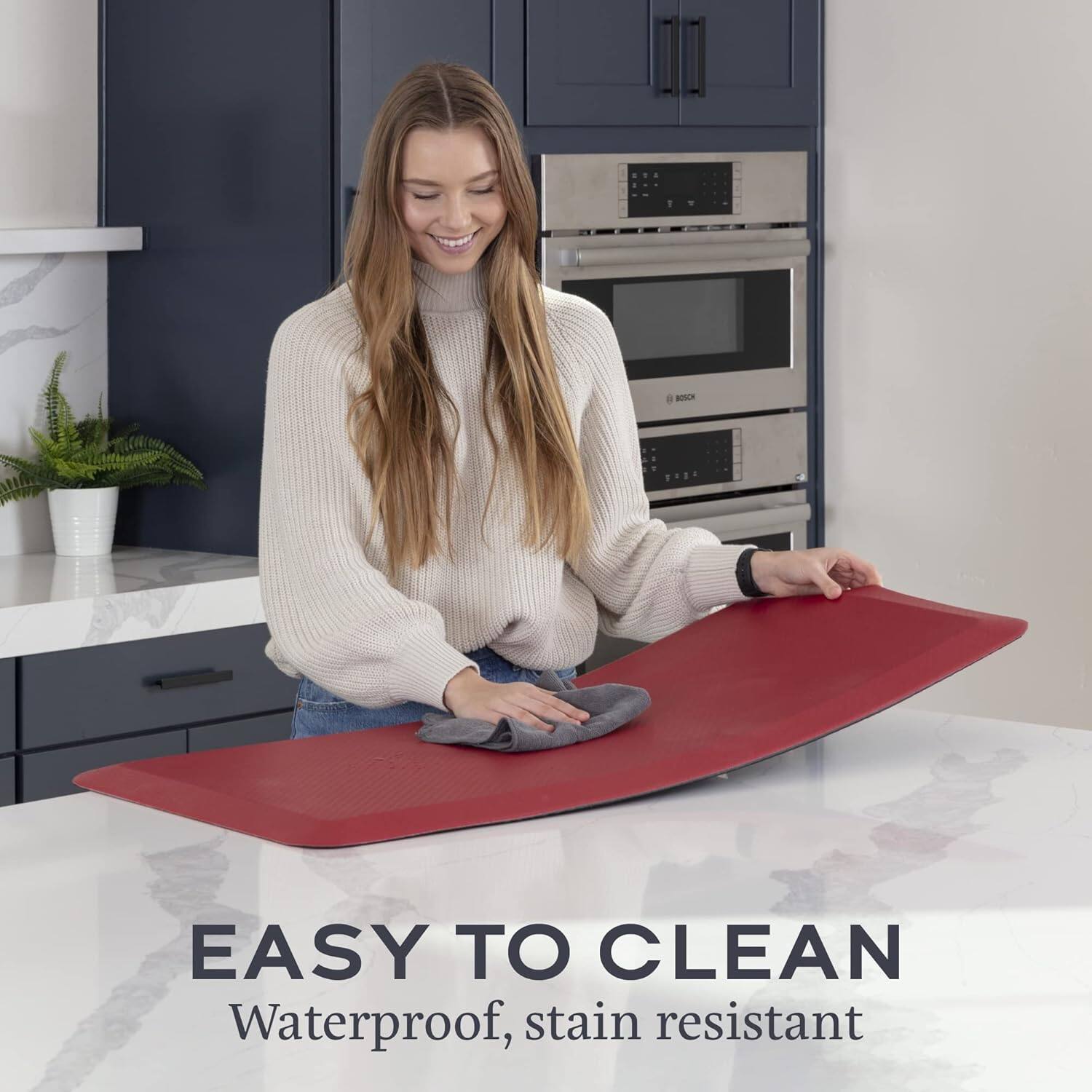 EASY TO CLEAN  
Waterproof, stain resistant