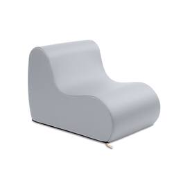 Jaxx - Midtown Small Classroom Soft Foam Chair - Premium Vinyl Cover - Submarine Grey
