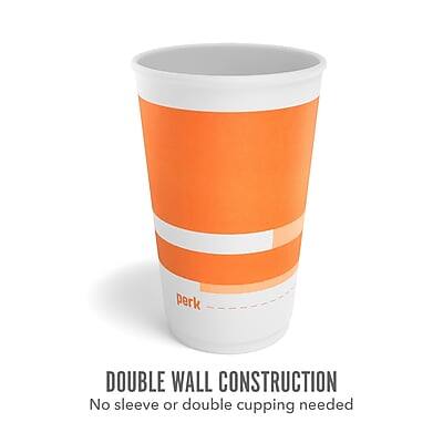 DOUBLE WALL CONSTRUCTION  
No sleeve or double cupping needed
