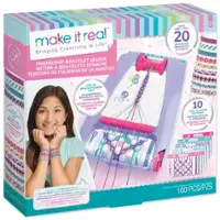 Make It Real - Make It Real: Friendship Bracelet Maker - Create 20 Bracelets - Front_Zoom