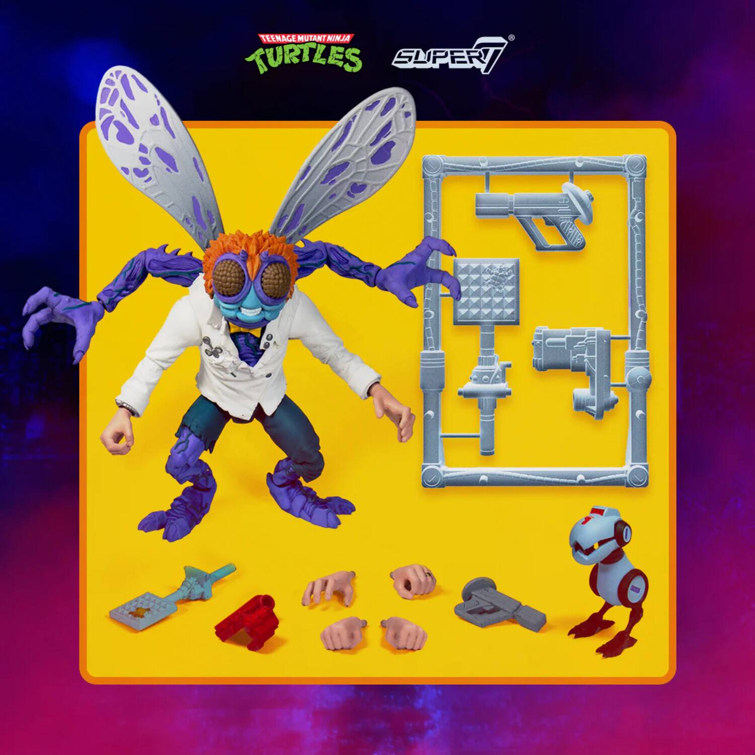 Super7 Teenage Mutant Ninja Turtles Ultimates! Wv1 Baxter