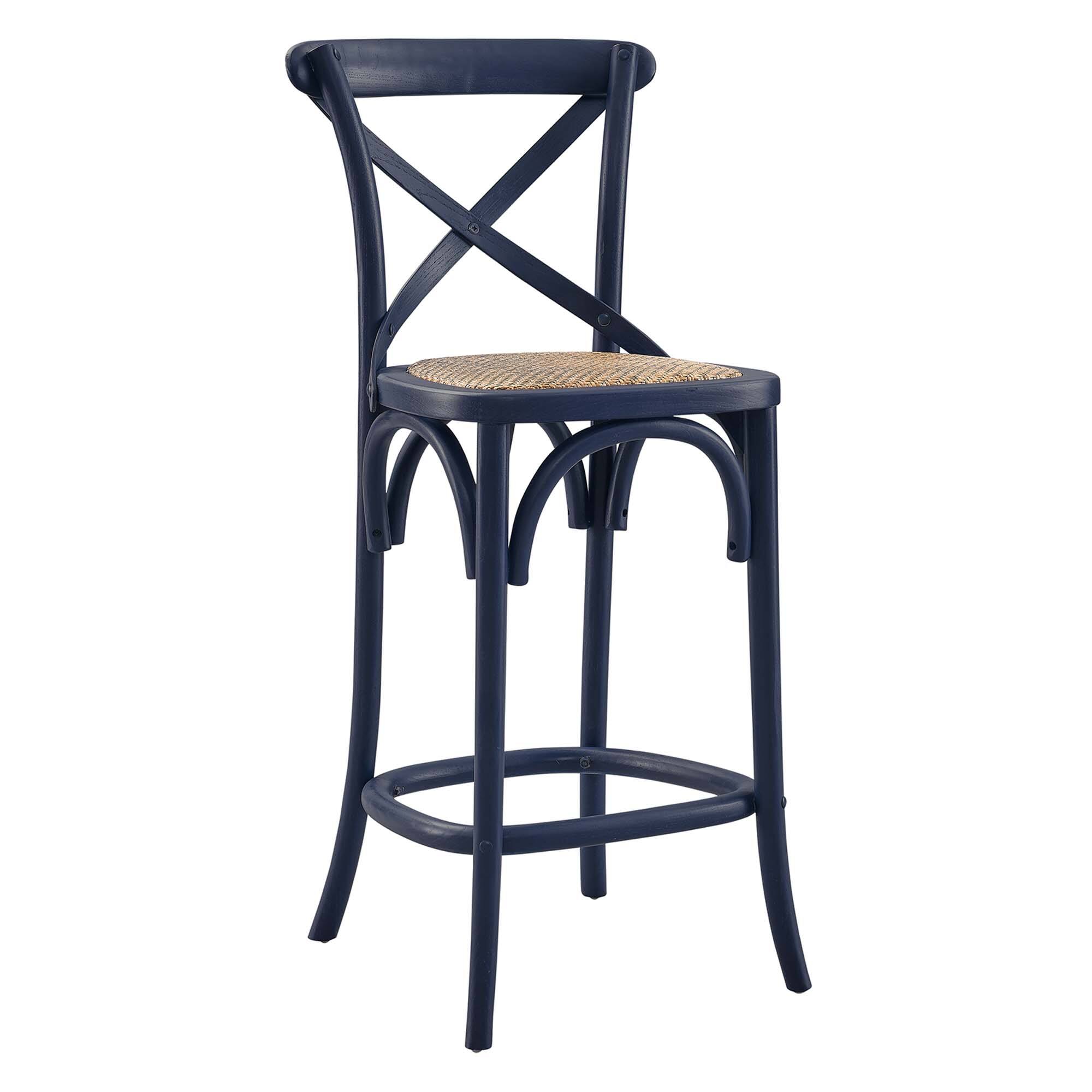 Gear Counter Stool by Modway - Blue
