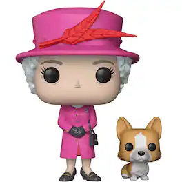 Funko - Pop! Queen Elizabeth II Pink - Multi-Color
