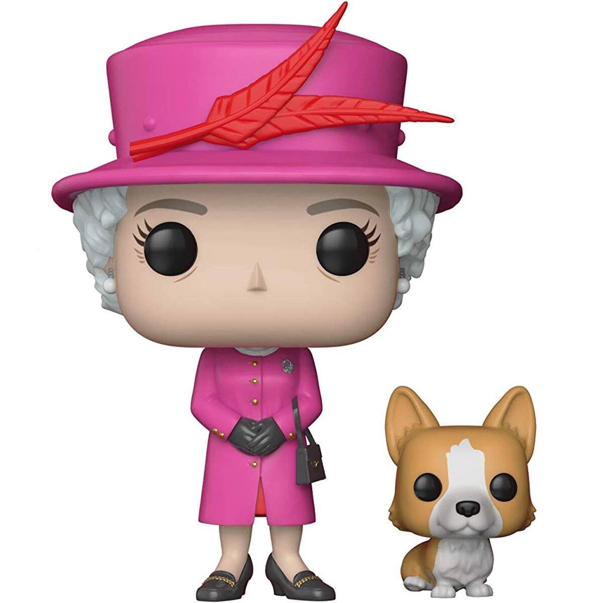 Funko - Pop! Queen Elizabeth II Pink - Multi-Color