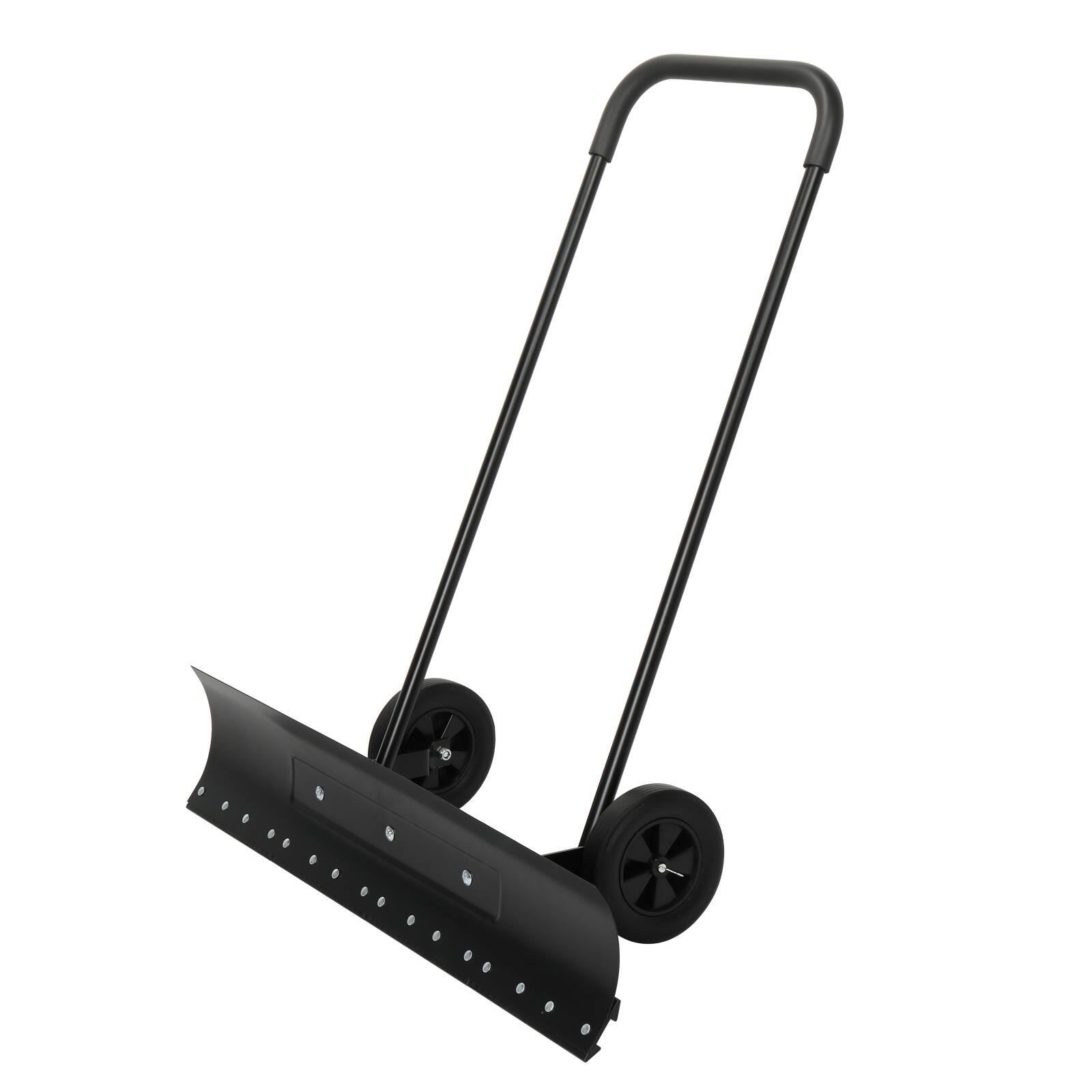 Front. Winado - 39" Wide Snow Shovel with Wheels Heavy Duty Metal Rolling Snow Removal Tool.