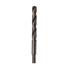 Irwin - Marples 31/64 X 5 7/8 L Black Oxide Jobber Length Drill Bit Reduced Round Shank 1 pc