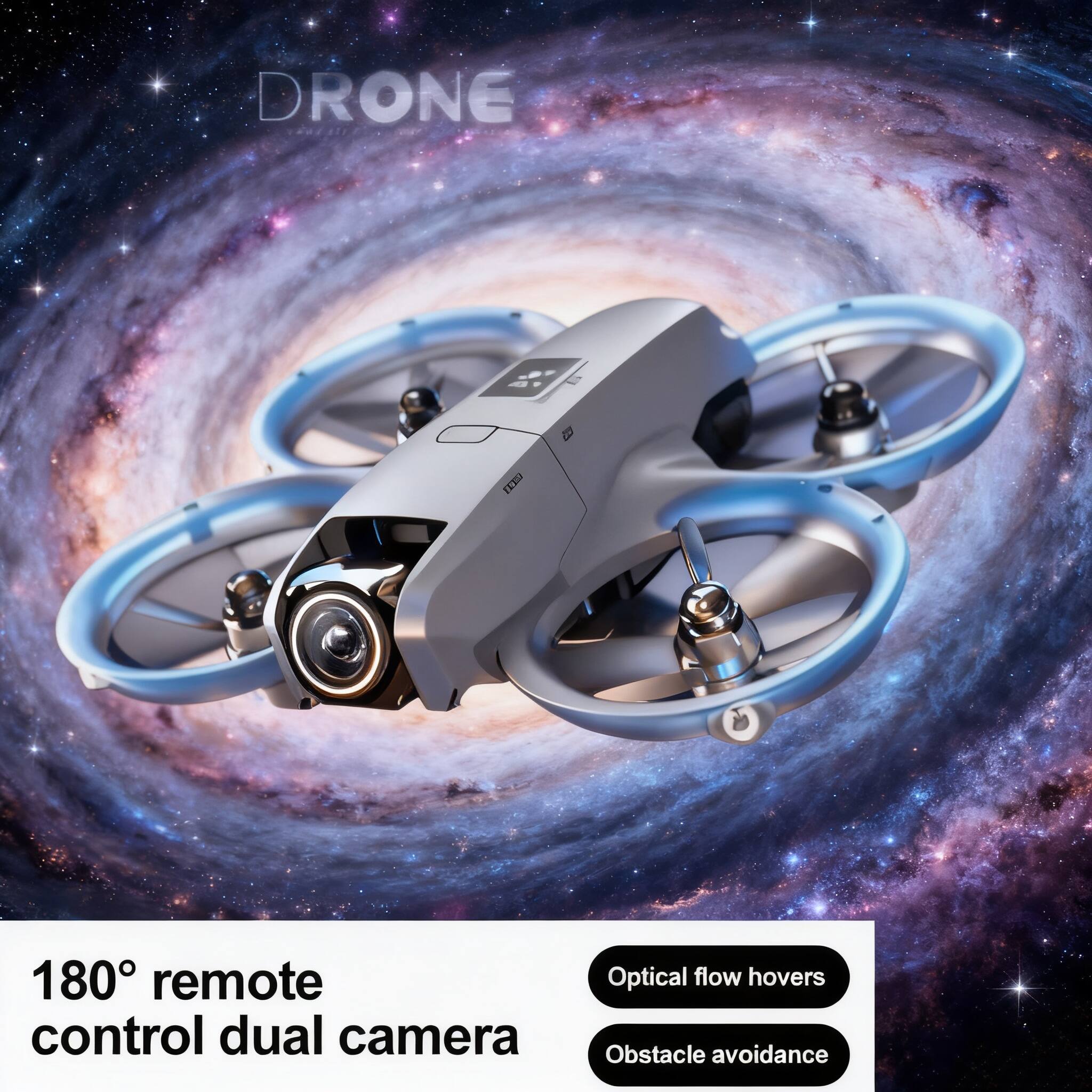 DRONE C IET 180 remote control dual camera Optical flow hovers Obstacle avoidance