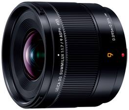 Panasonic - H-X09 (DG SUMMILUX 9mm / F1.7 ASPH. Micro Four Thirds) Camera Lens (International Model) - Black