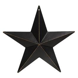 BreeBe - Antique Barn Star 8" - Black