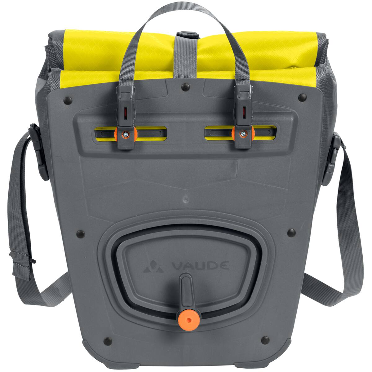 Alt View 2. VAUDE - Vaude Aqua Front Waterproof Bike Panniers - Canary - Yellow.