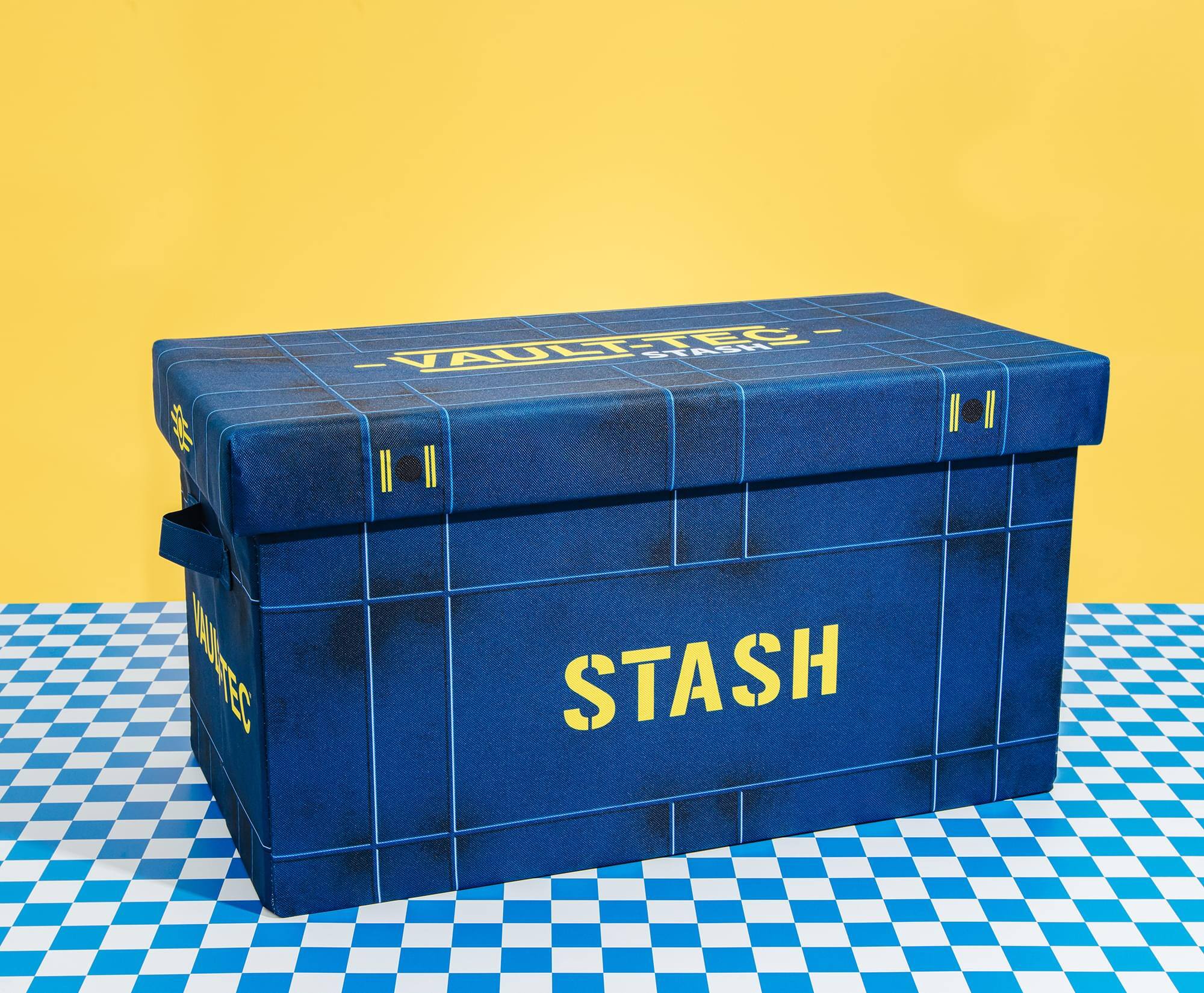 Toynk Fallout 76 Vault Tec Fabric Storage Bin | 24 x 12 Inches