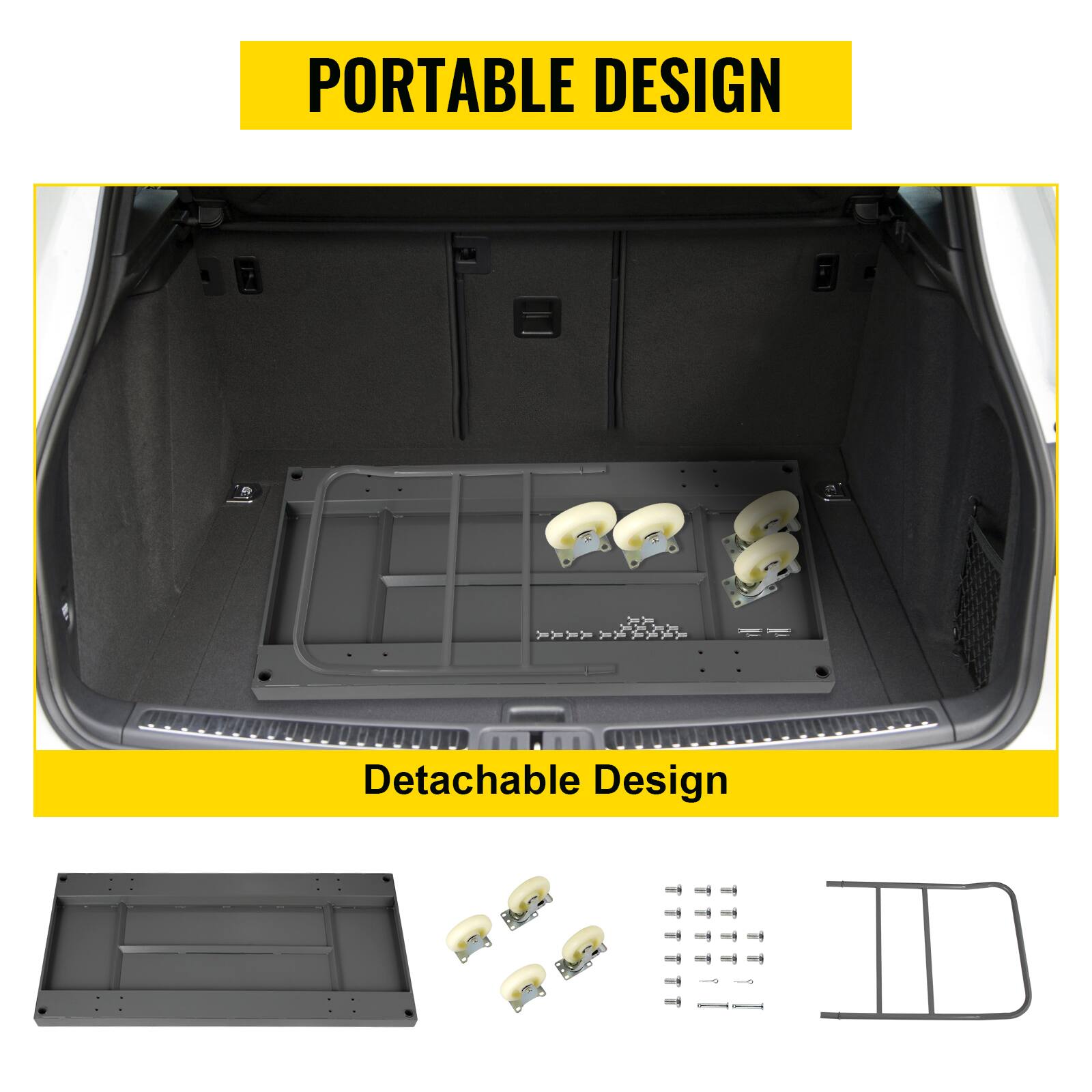 PORTABLE DESIGN  
Detachable Design