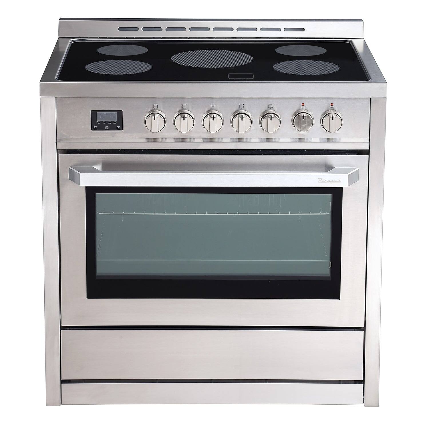 Rangaire - 36" Electric Range Convection Oven Freestanding RRE361TS - Stainless Steel