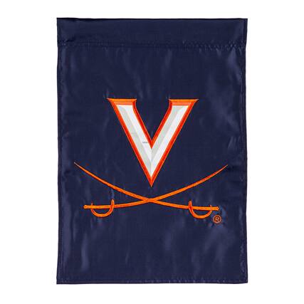 Front. Evergreen Enterprises - Virginia Cavaliers 12.5" x 18" Double-Sided Garden Flag - Multicolor.